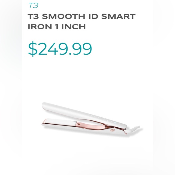 NEW T3 SMOOTH ID SMART IRON 1 INCH WITH BOX - Picture 7 of 15